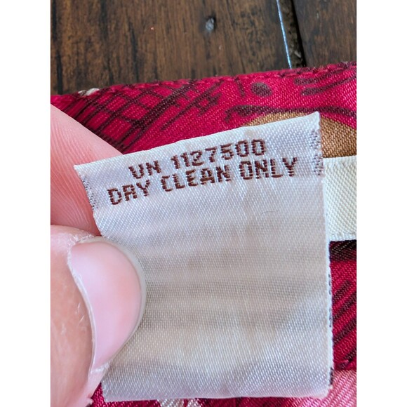 Merona Skirt 6 100% SILK Skirt Floral A Line Pink Blue White Preppy Y2K - Picture 4 of 9